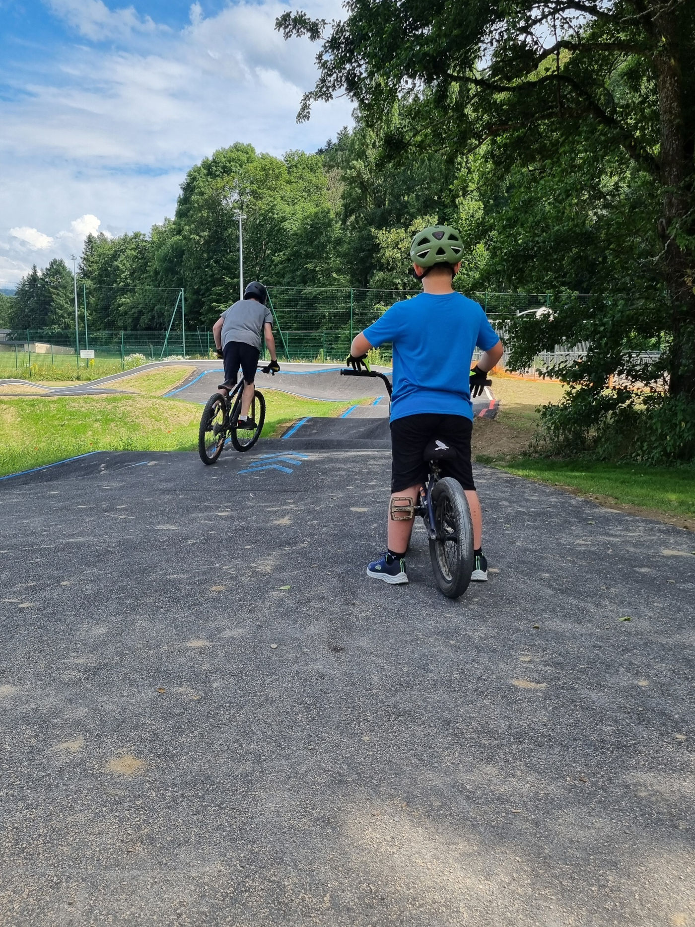 Pumptrack de l aire de loisir du Florival Buhl
